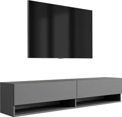 Obrázek produktu pro TV dolní skříňka 170 cm antracitová, 170 × 32 × 34 cm