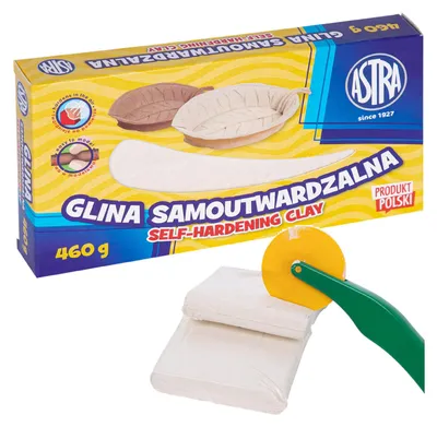 Produktbild von Modelliermasse natürliche selbsthärtende Masse ASTRA 460 g WEISS