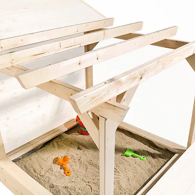 Produktbild von WEKA Tabaluga Pergola für Drachenhöhle, Farbe: naturbelassen, Länge: 156 cm, Breite: 55 cm, Höhe: 28 cm; 818.010.010.400