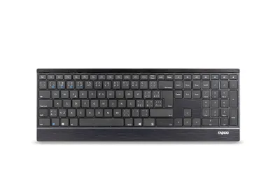 Obrázek produktu pro Rapoo E9500M multi-mode bezdrátová ultra-slim klávesnice černá CZ/SK