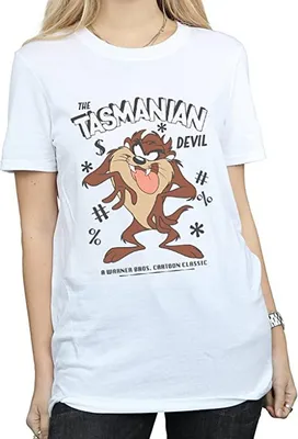 Produktbild von Looney Tunes - T-Shirt für Damen BI1653 (XL) (Weiß)