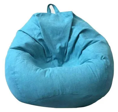 Obrázek produktu pro Potah na sedací vak XXL, modrá barva, polyester, voděodolný