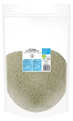 RYŻ BIAŁY DŁUGOZIARNISTY BEZGLUTENOWY BIO 5 kg - HORECA (BIO PLANET)