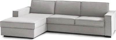 Produktbild von Schlafsofa Daalber, Ecksofa, 100%  Italy, Sofa mit Drehöffnung, Linke Containerhalbinsel, mit Standard-Armlehnen, Cm 280x95h90, Grau