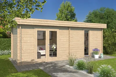 Produktbild von Fjordholz Gartenhaus Modell Domeo 44