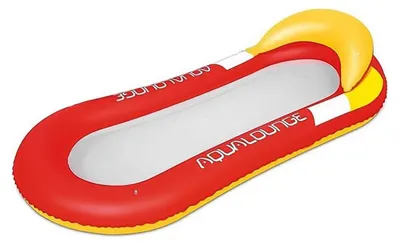 Immagine prodotto di Amaca galleggiante gonfiabile con sedia a rete (rossa)