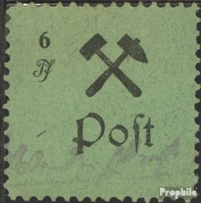 Produktbild von Briefmarken Großräschen 1945 Mi 16A II gestempelt Schlägel und Eisen