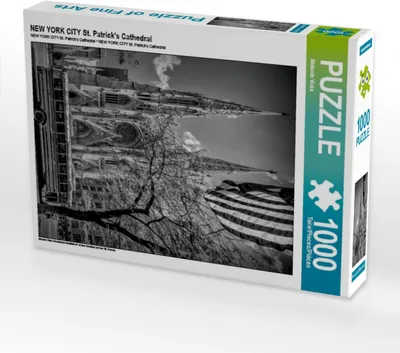 Produktbild von CALVENDO Puzzle NEW YORK CITY St. Patrick's Cathedral | 1000 Teile Lege-Größe 64x48cm Foto-Puzzle für glückliche Stunden