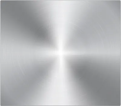 Produktbild von Spritzschutz Herdabdeckplatte Schneidebrett aus Glas Gebürstetes Alluminium 1-Teilig (60x52cm)