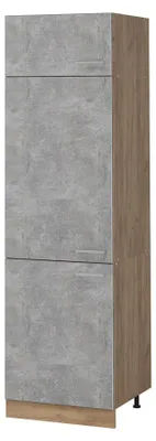 Zdjęcie produktu dla Wysoka szafa Vicco R-Line Beton/Dąb goldkraft 60 cm, Model 63203