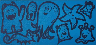 Produktbild von Ergobag Reflexie-Sticker Blau ERG-RSS-001-002