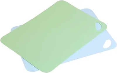 Immagine prodotto di KESPER | Tappetino da taglio flessibile (antiscivolo) - Set da 2, Materiale: plastica (PP), Dimensioni: 38 x 28 x 0,2 cm, Colore: verde, azzurro | 30552