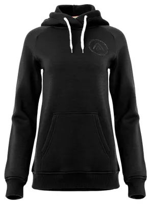 Produktbild von FleeceWool V2 Hoodie Woman schwarz XL - jet black