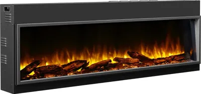 Obrázek produktu pro Elektrický krb, vestavný krb BALDERIA Amazona 64" – topný výkon až 2000 W, černý