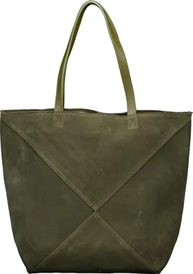 Produktbild von Hausfelder Manufaktur Shopper Velours Grün 39