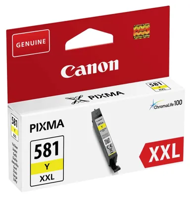 Immagine prodotto di Canon CLI-581Y XXL - Formato XXL - Giallo - Originale - Contenitore d'inchiostro - per PIXMA TS6251, TS6350, TS6351, TS8251, TS8252, TS8350, TS8351, TS8352, TS9550, TS9551