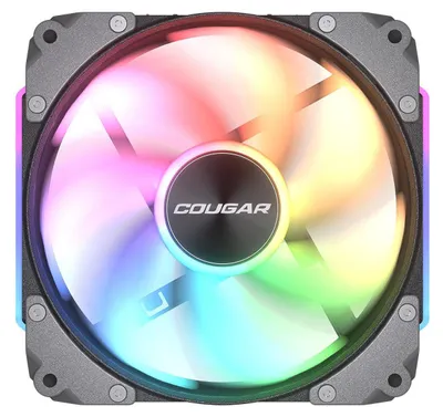 Produktbild von COUGAR Gehäuse Lüfter Apolar 120 ARGB, Schwarz, Ventilator, 12 cm, Schwarz
