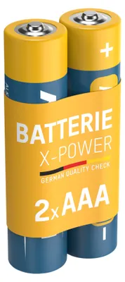 Produktbild von ANSMANN Alkaline X-Power Micro AAA LR20, 1,5V, ideal für hohen Energiebedarf