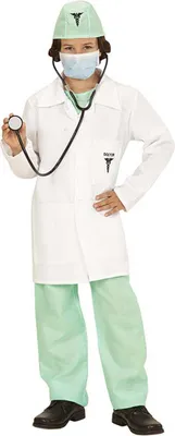Produktbild von Kinderkostüm Doktor 6-tlg 140