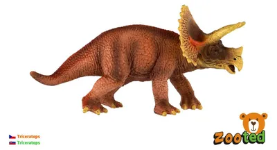 Produktbild von Triceratops-Dinosaurier, Plüschtier, 20 cm