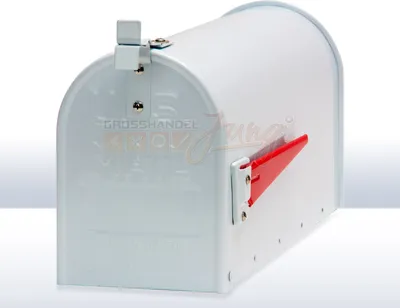 Produktbild von US-Briefkasten aus Aluminium, weiß