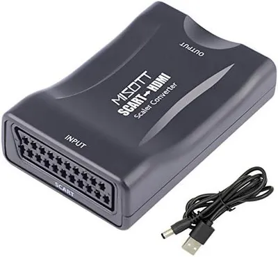 Produktbild von Scart auf HDMI Konverter Adapter, Scart zu HDMI Konverter, Scart to HDMI Adapter Converter, Scart Eingang HDMI Ausgang Konverter