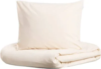 Produktbild von HOMLA DEFLA Bettwäsche aus gewaschener Baumwolle beige 140x200 + 1*50x60 cm
