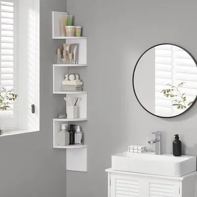 Obrázek produktu pro Robustní vitrína 20 x 20 x 126 cm do obývacího pokoje