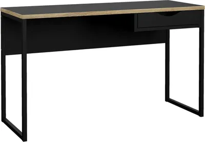 Produktbild von Schreibtisch - Schwarz 48,4x130x76,5h cm