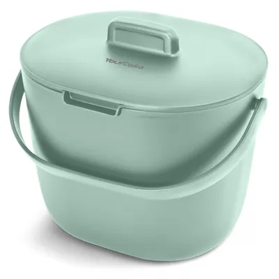 Produktbild von YourCasa Biomülleimer Küche 6L - Komposteimer Küche für alltäglichen Biomüll Behälter Spülmaschinenfest - Geruchsdicht mit Sieb & ergonomischen Griff
