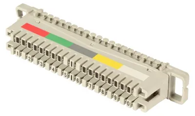 Immagine prodotto di Striscia di connessione LSA 2/10 per 10DA con -- codice colore