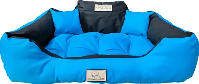 Produktbild von Hundebett KINGDOG Laufstall 130x105 cm personalisiert wasserdicht blau