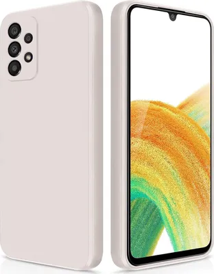 Image de Etui silicone fin pour Samsung Galaxy A33 5G silicone souple liquide, mat, résistant aux rayures Blanc