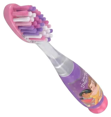 Zdjęcie produktu dla Tinokou, ergonomiczna szczoteczka do zębów dla dzieci - księżniczki Disneya, fioletowa