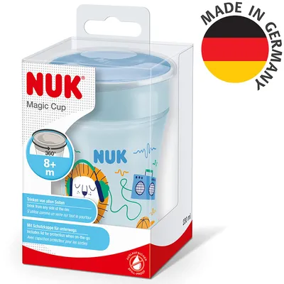Image de NUK Tasse à bec Magic Cup 360° bord buvable 230ml bleu
