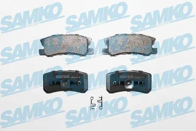 Image de Jeu de plaquettes de frein SAMKO, frein à disque x