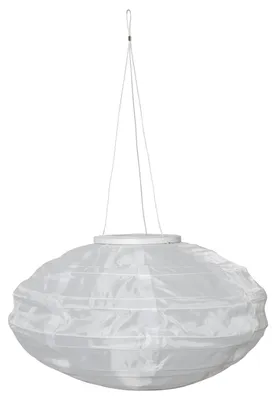 Produktbild von LED Solar-Lampion ,Festival', Lichtsensor, outdoor, 35x19cm, weiß