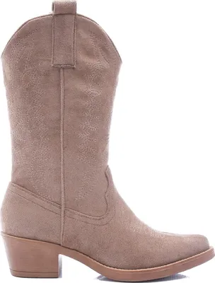 Produktbild von Cowboylaarzen  Khaki Suedine