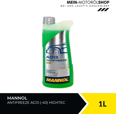 Produktbild von Mannol Antifreeze Kühlerfrostschutz AG13 (-40 °C) Hightec 1 Liter (MN4013-1)