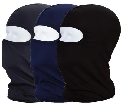 Productafbeelding van Sturmhoed/Balaclava met UV-bescherming, gezichtsmasker voor buitensporten, in de kleuren zwart, marineblauw en donkergrijs