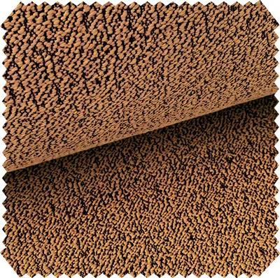 Produktbild von novely® ELMSTEIN - Weicher Bouclé-Möbelstoff in 3D Kieseloptik - Robuster Strukturstoff - Pflegeleichte Meterware 1lfm - Farbe: 54 Orange
