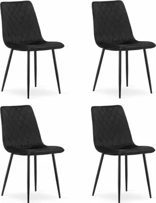 Immagine prodotto di Sedia TURIN - velluto nero x 4