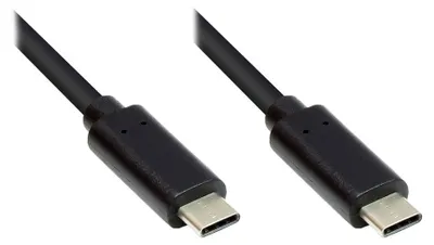 Produktbild von Good Connections USB 3.1 (Gen.1) Kabel USB-C schwarz 0,5m