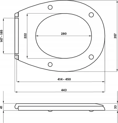 Produktbild von SEPIO Toilettendeckel mit Absenkautomatik, Oval Weiß , Antibakterieller WC-Sitz