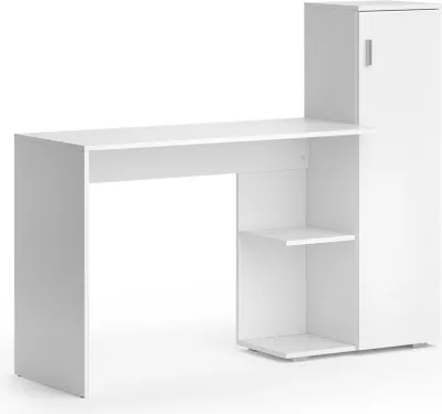 Zdjęcie produktu dla Biurko komputerowe  Vicco Ritz Biały 141.2 x 45.2 cm, Model 50592