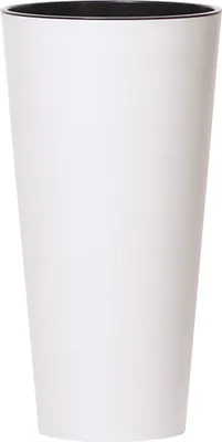 Obrázok produktu pre TUBUS SLIME biely vkladací kvetináč DTUS250-S449