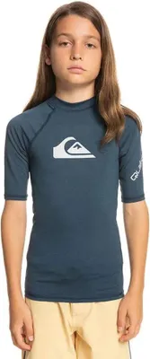Produktbild von Quiksilver Alltime Kurzarm-rash Guard Blau 16 Years Kinder Blau 16 Years
