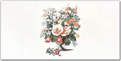 Produktbild von Coloray Küchenrückwand 100x50 Spritzschutz aus Glas - Blumen pflanzen