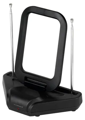 Produktbild von VIVanco™Indoor Full HD Antenne im Ringdesign, LTE Filter, 1,2 m Kabel