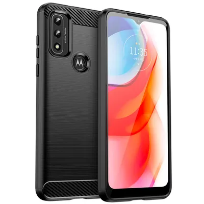 Produktbild von Carbon Shield Hülle für Motorola Moto G Play 2023 - Schwarz KP24398